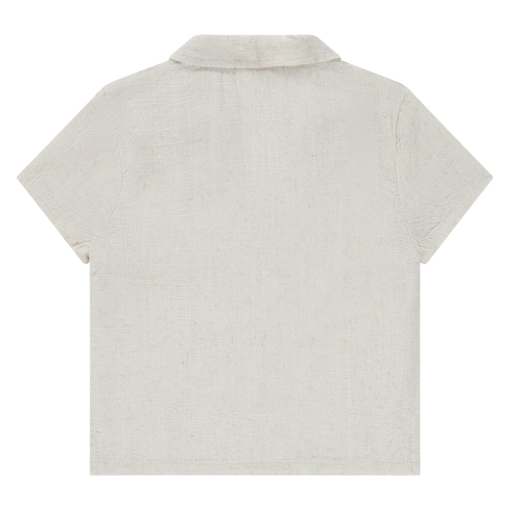 chemise manches courtes bébé garçon beige