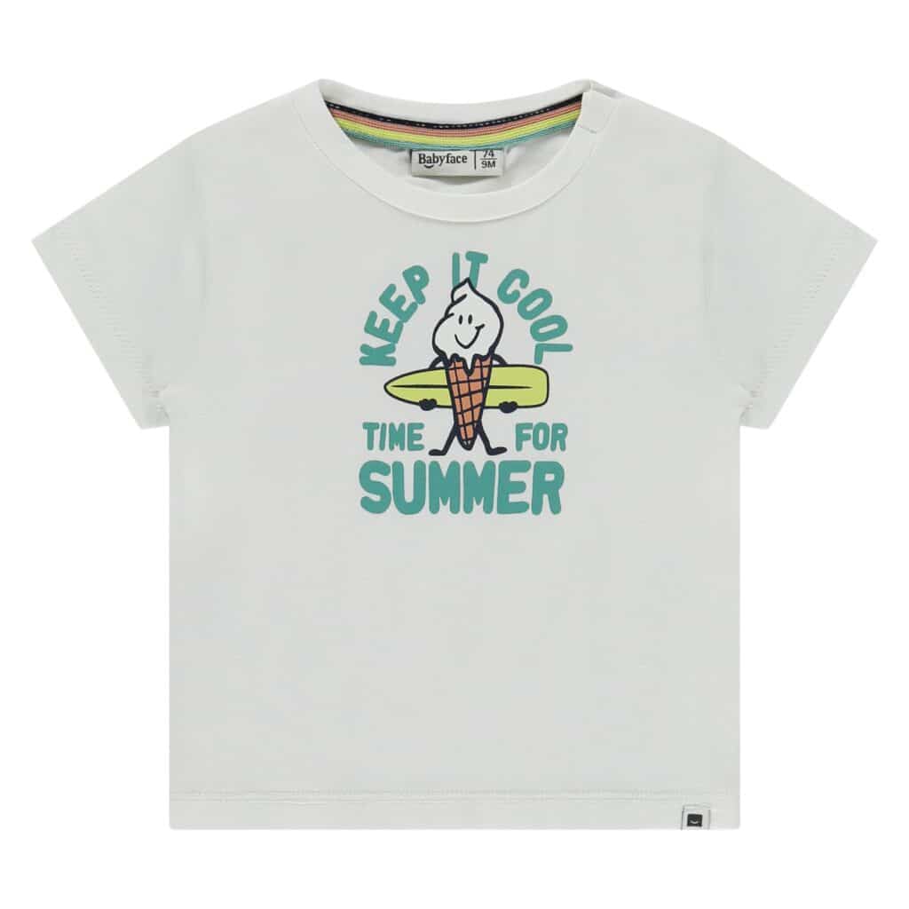t shirt bébé garçon Écru