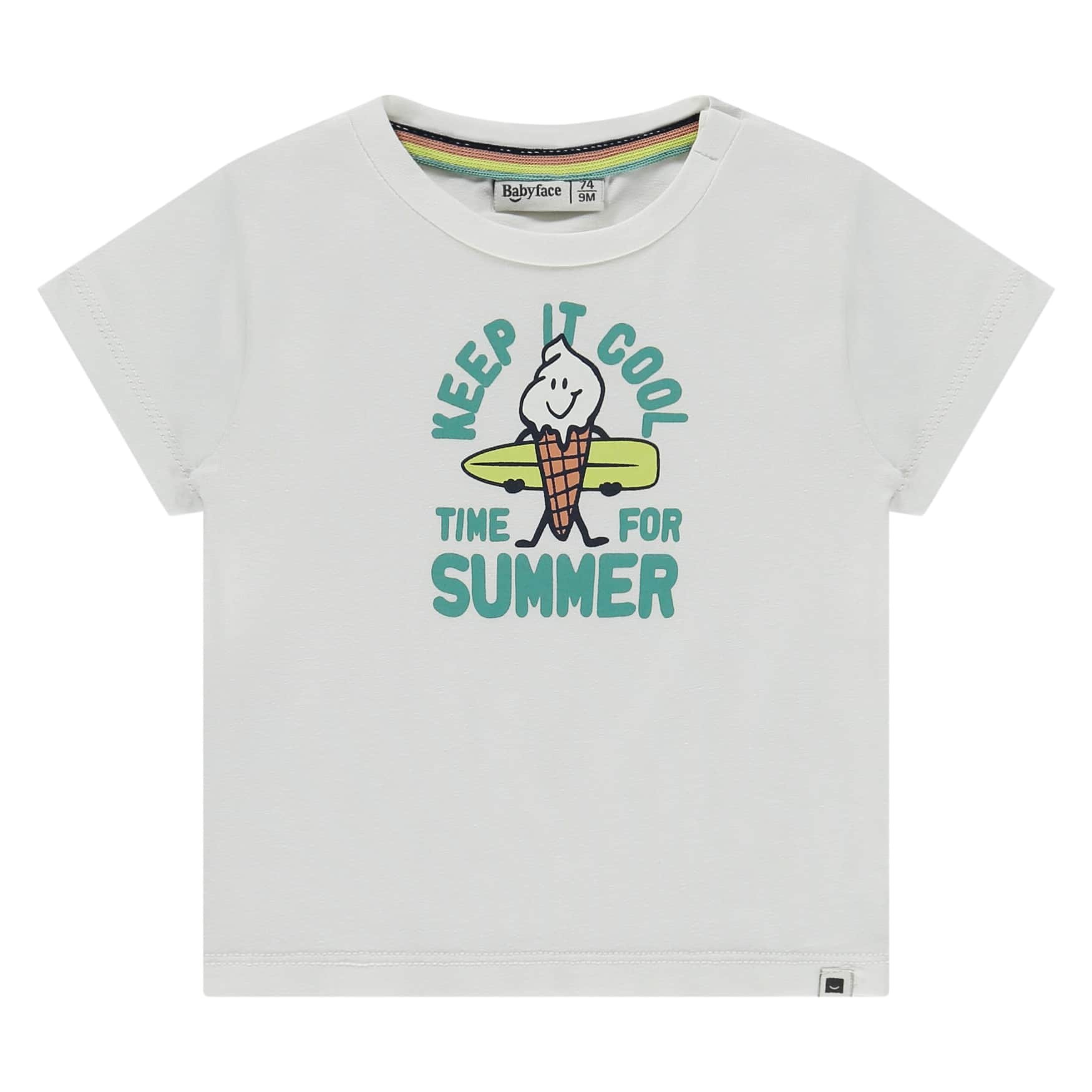 t shirt bébé garçon Écru
