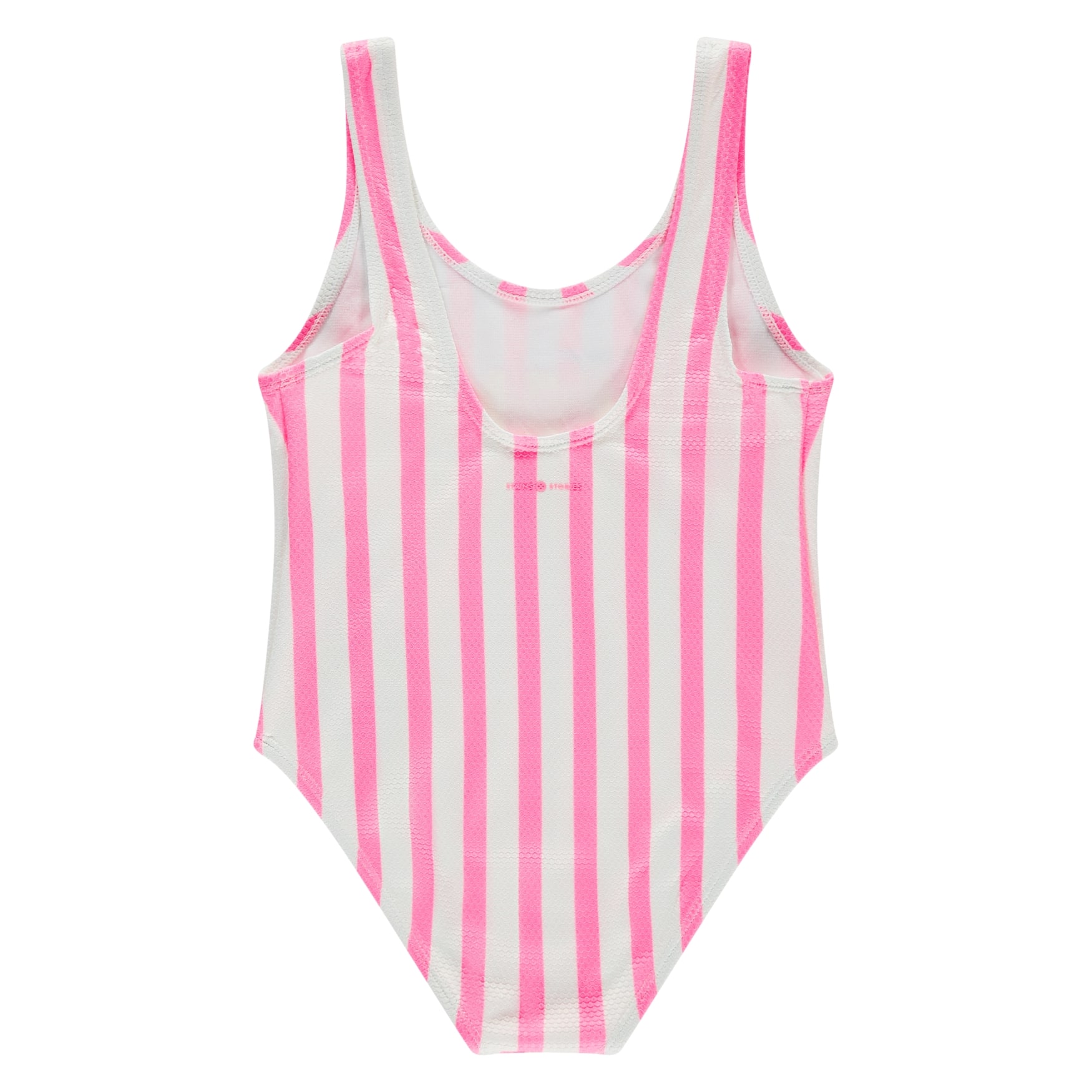 maillot de bain fille rose fluo