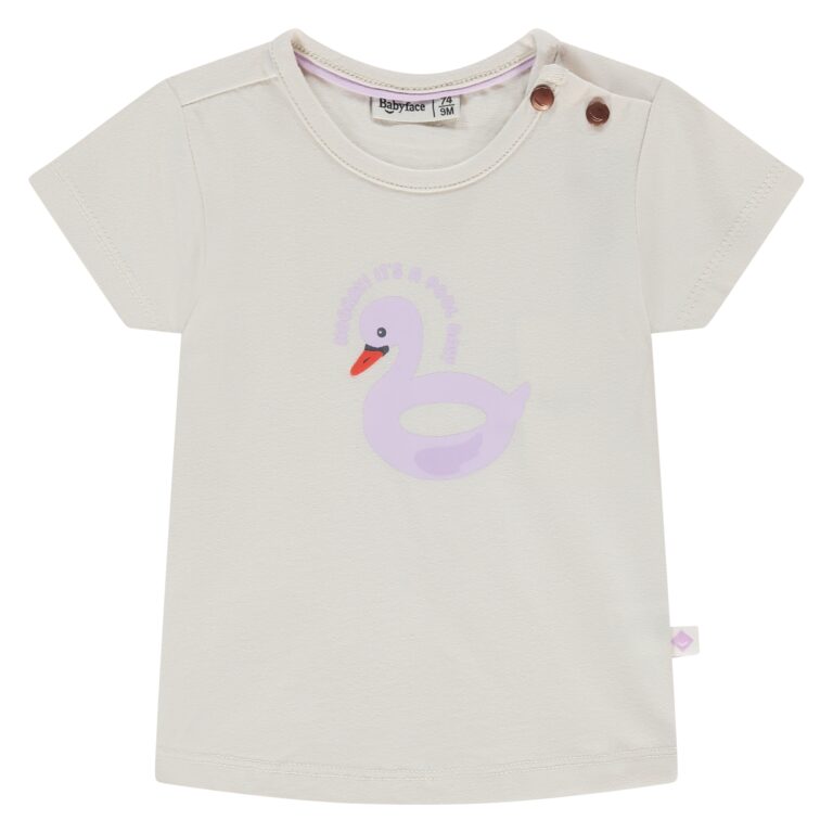 t shirt bébé fille ivoire