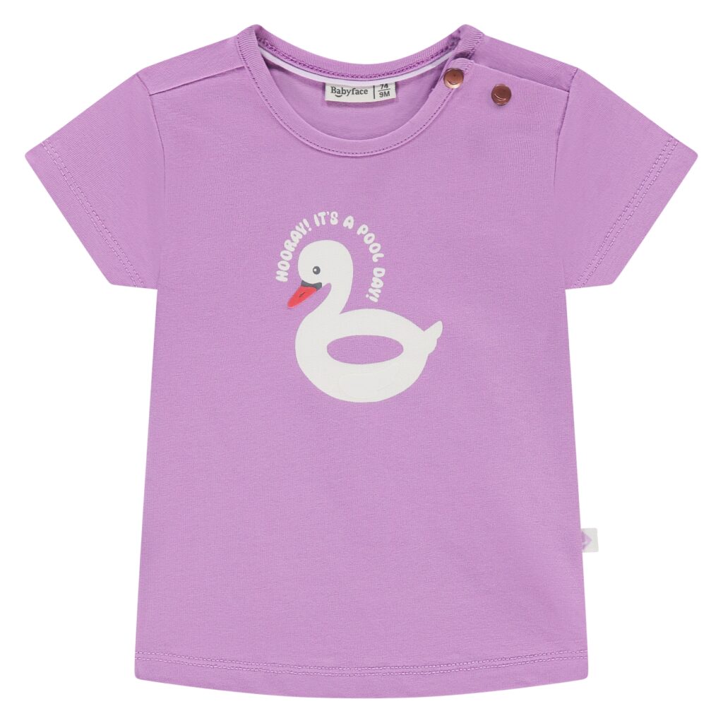 t shirt bébé fille violet
