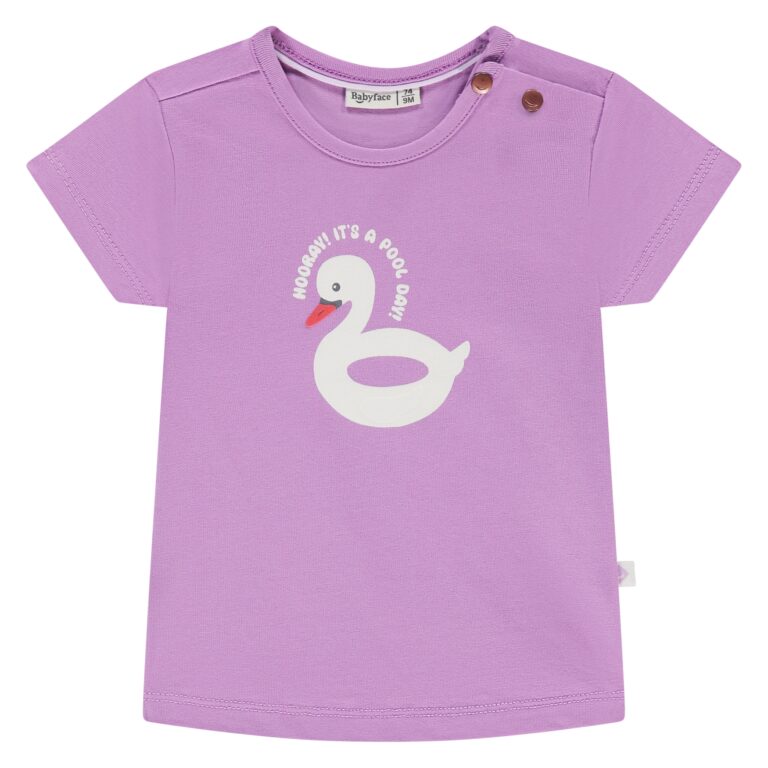 t shirt bébé fille violet