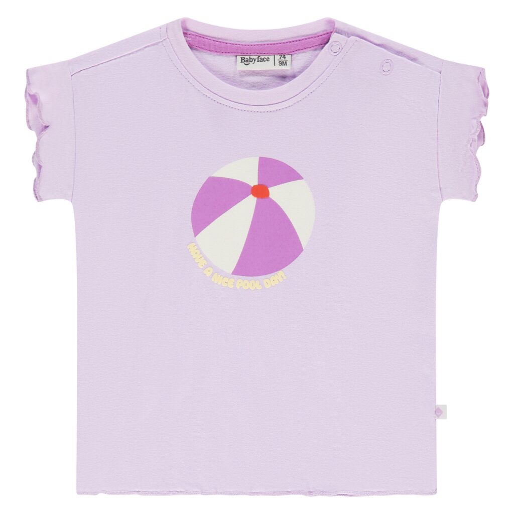 t shirt bébé fille lavande