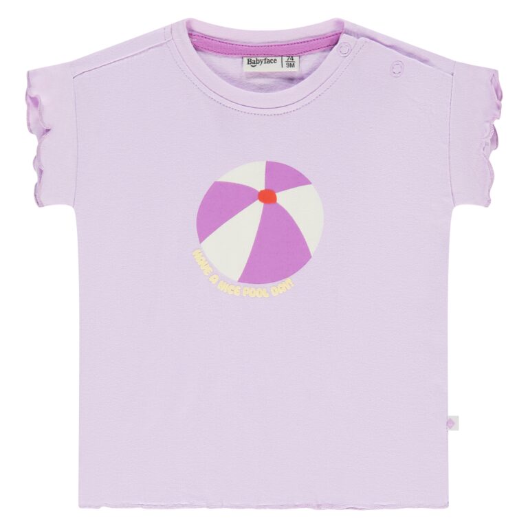 t shirt bébé fille lavande