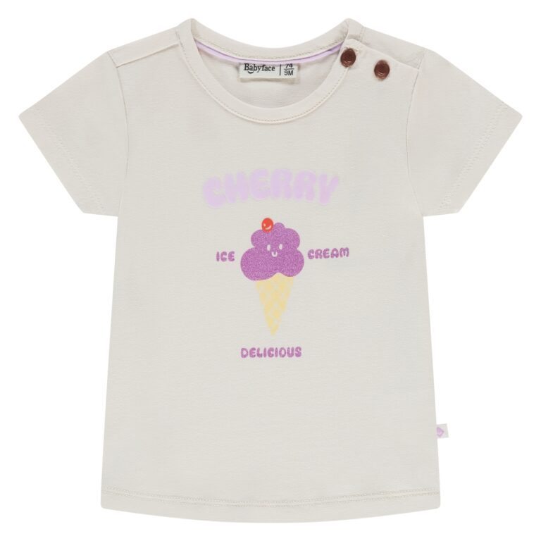 t shirt bébé fille ivoire
