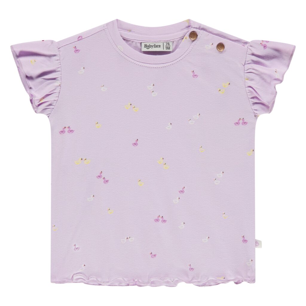 t shirt bébé fille lavande