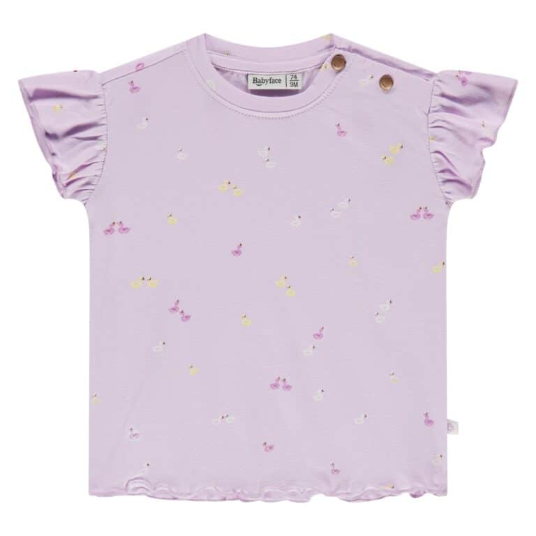 t shirt bébé fille lavande