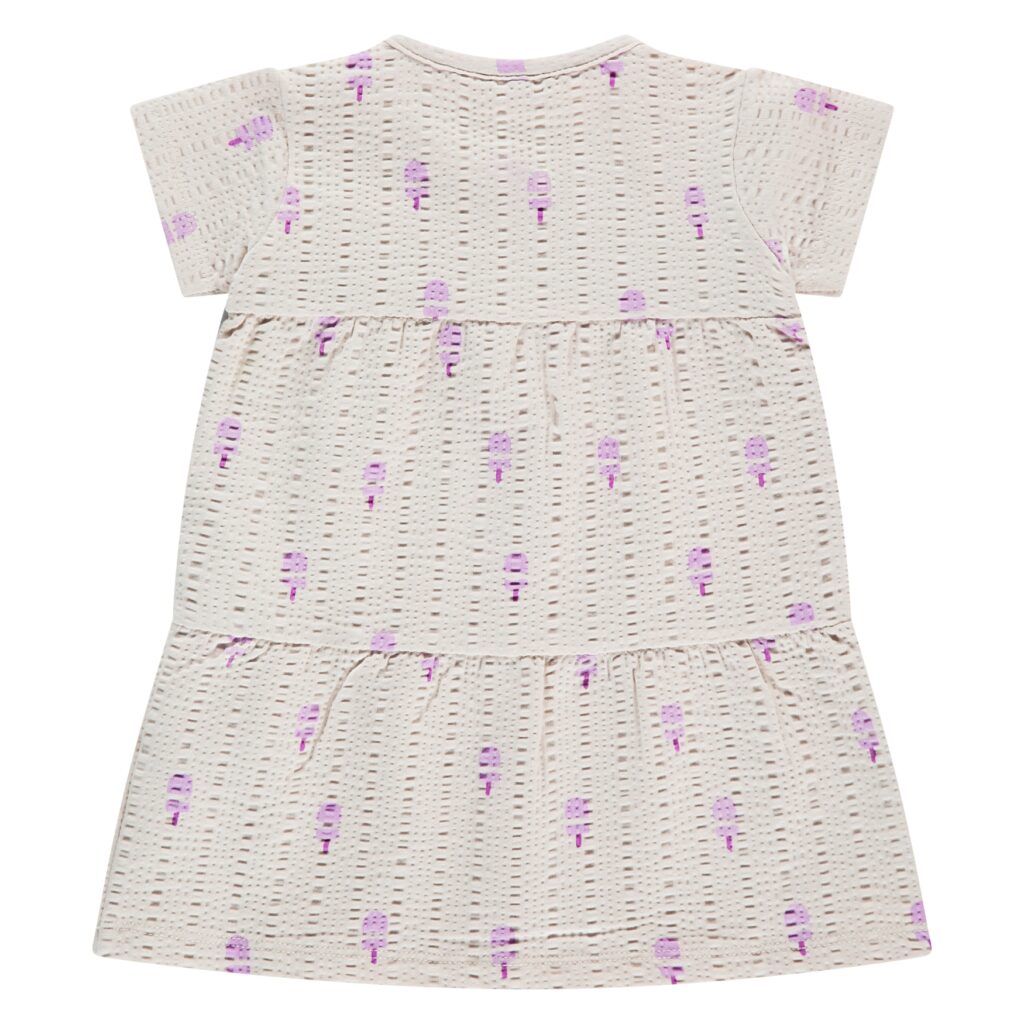 robe manches courtes bébé fille ivoire