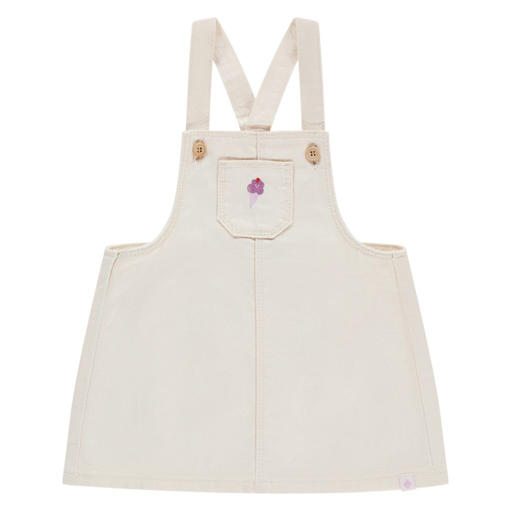 robe sans manches bébé fille ivoire