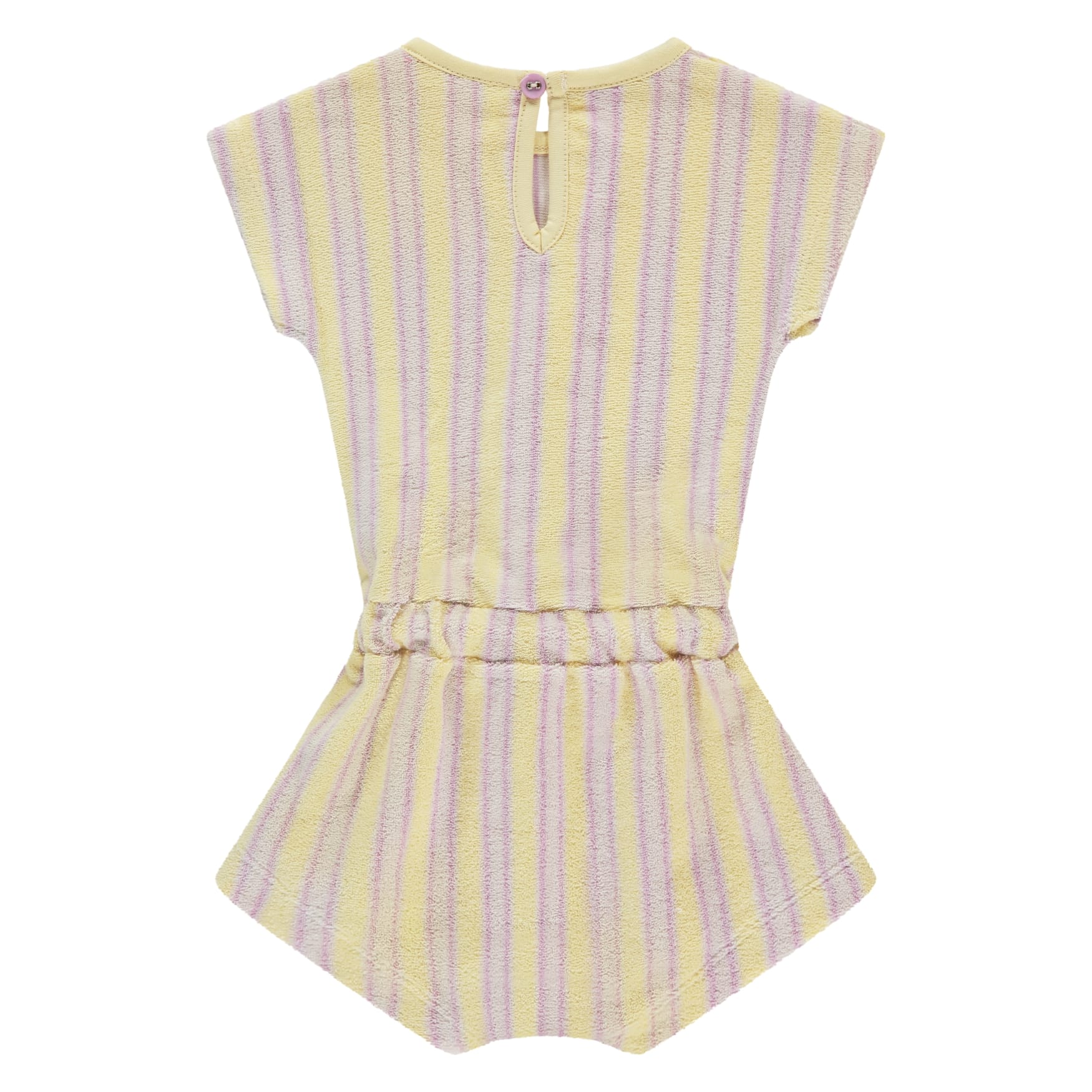 combishort bébé fille jaune