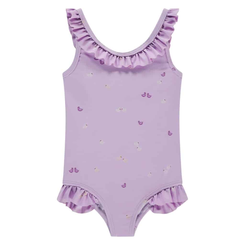 maillot de bain fille lavande