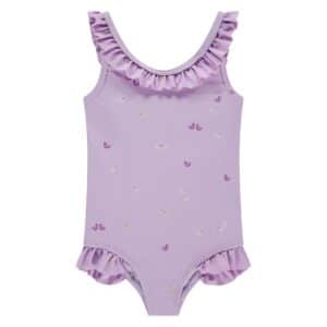 maillot de bain fille lavande