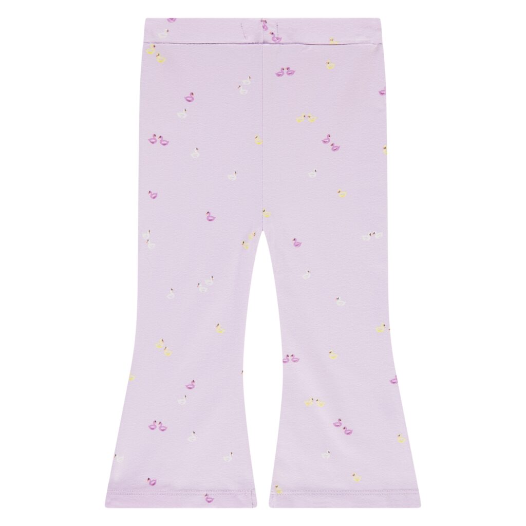 pantalon évasé bébé fille lavande