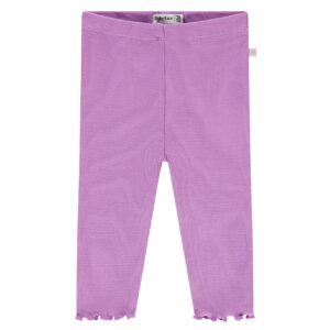 legging côtelé bébé fille violet