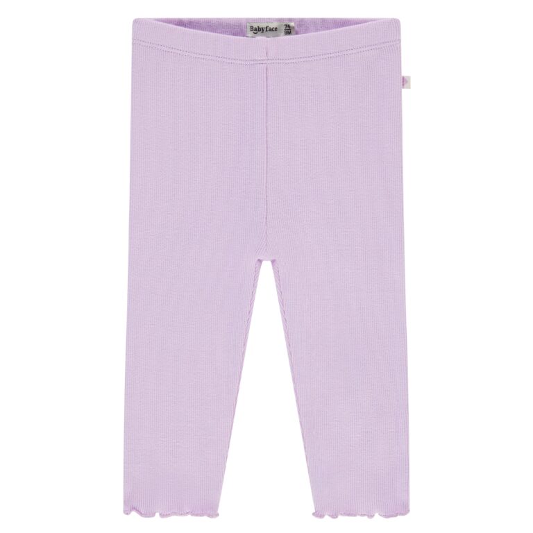 legging côtelé bébé fille lavande