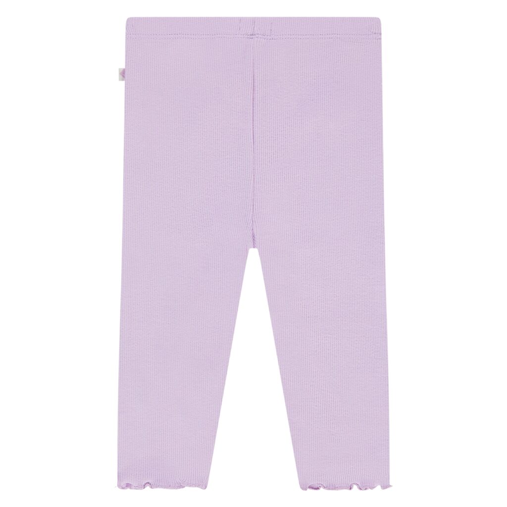 legging côtelé bébé fille lavande