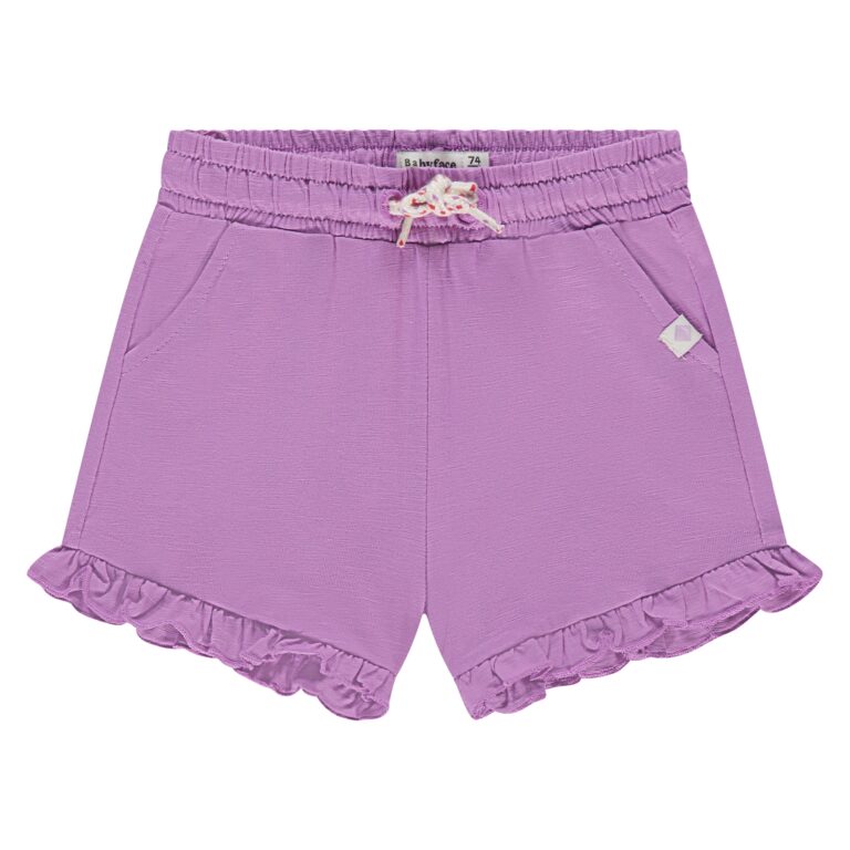 short bébé fille violet