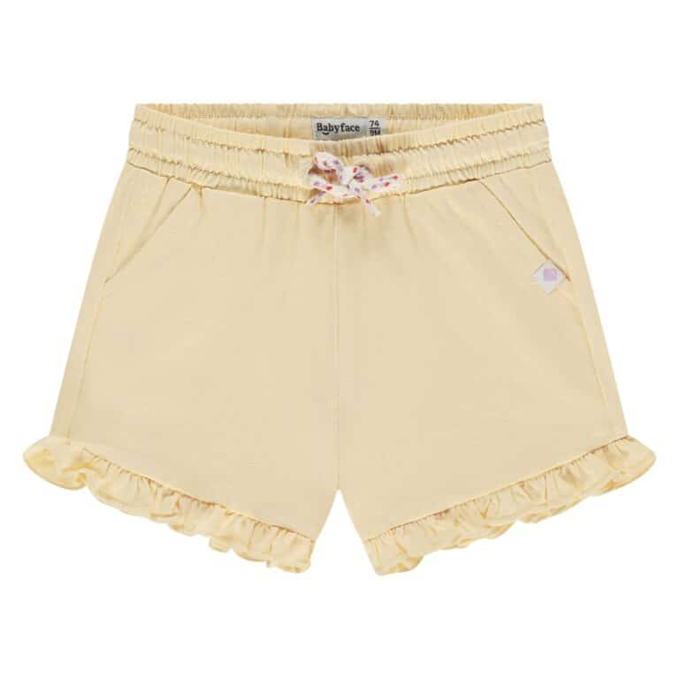 short bébé fille jaune
