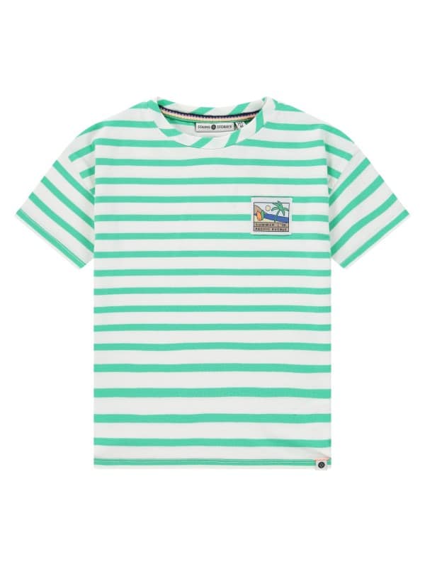 t shirt garçon Émeraude