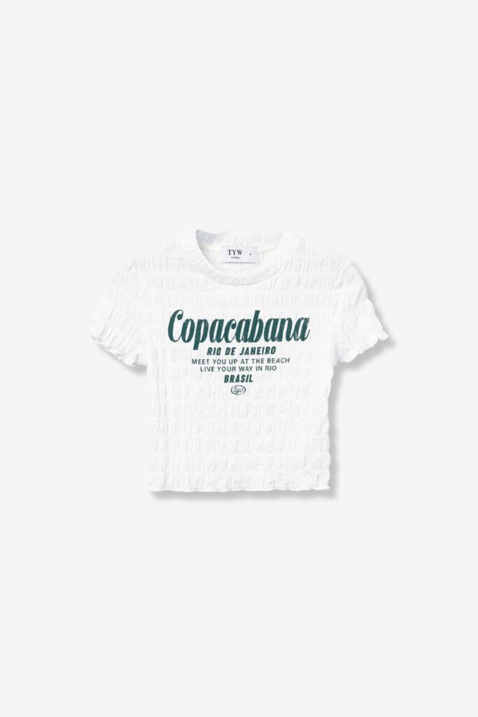 t shirt blanc paradise