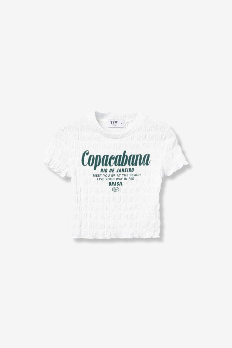 t shirt blanc paradise