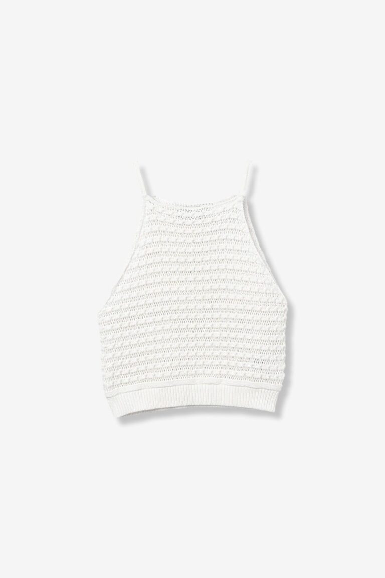 pull manches courtes blanc vanessa