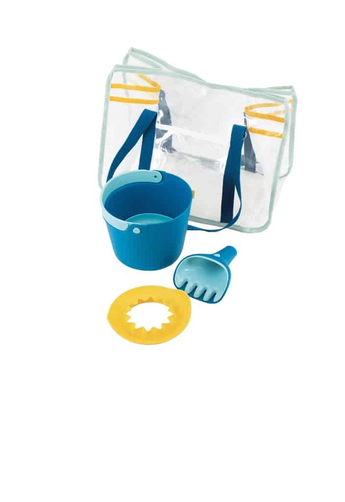 set de plage bleu océan