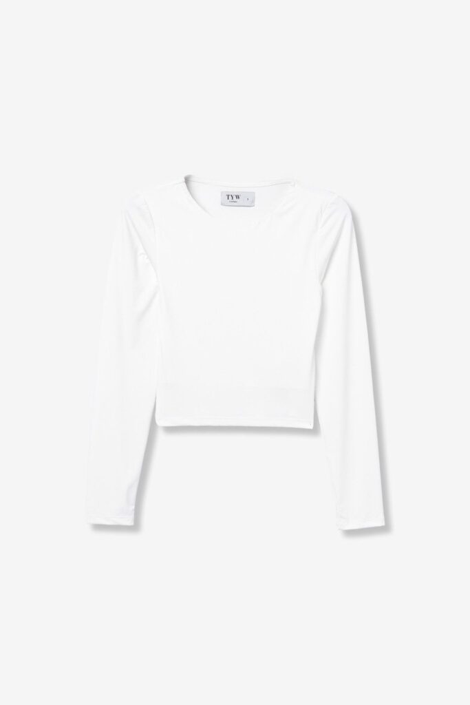 t shirt manches longues blanc tokyo