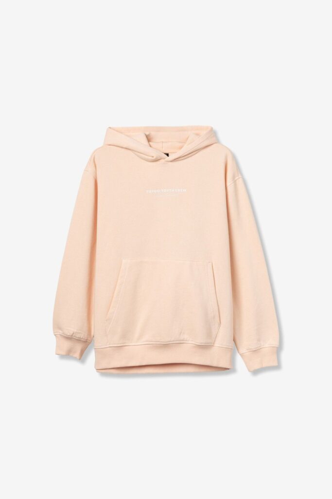 sweat à capuche rose ray