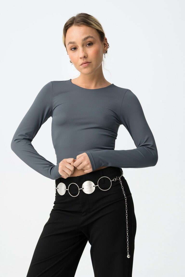 t shirt manches longues bleu marine tokyo