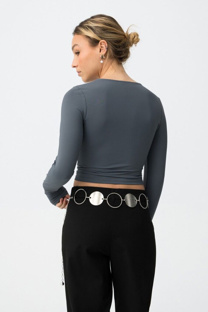 t shirt manches longues bleu marine tokyo