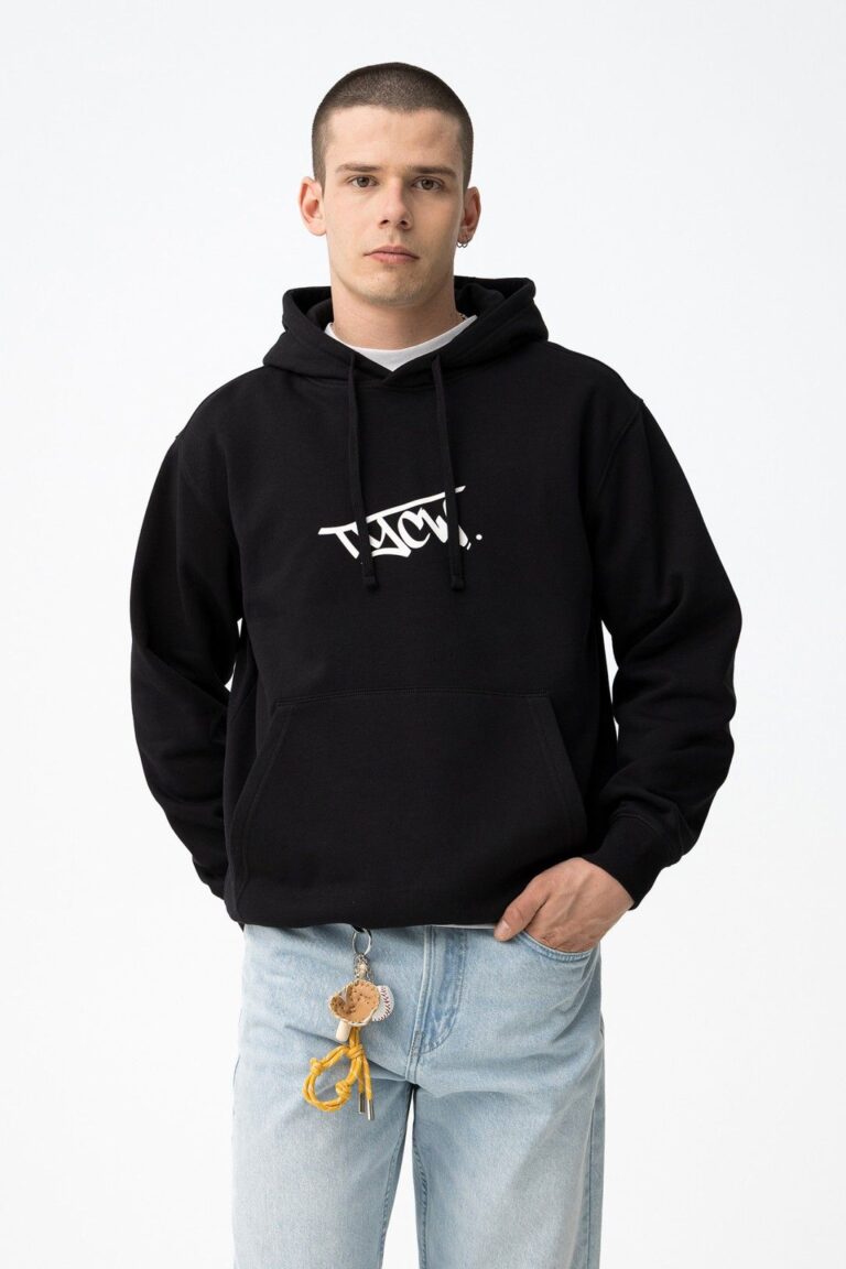 sweat à capuche noir albert