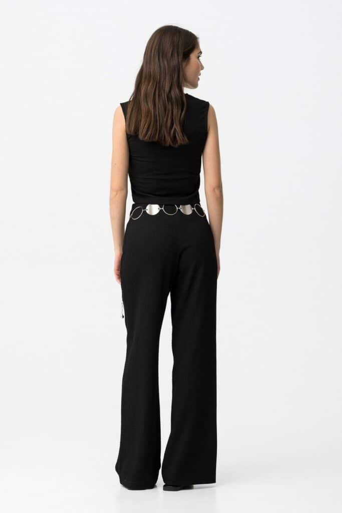 pantalon noir crepino
