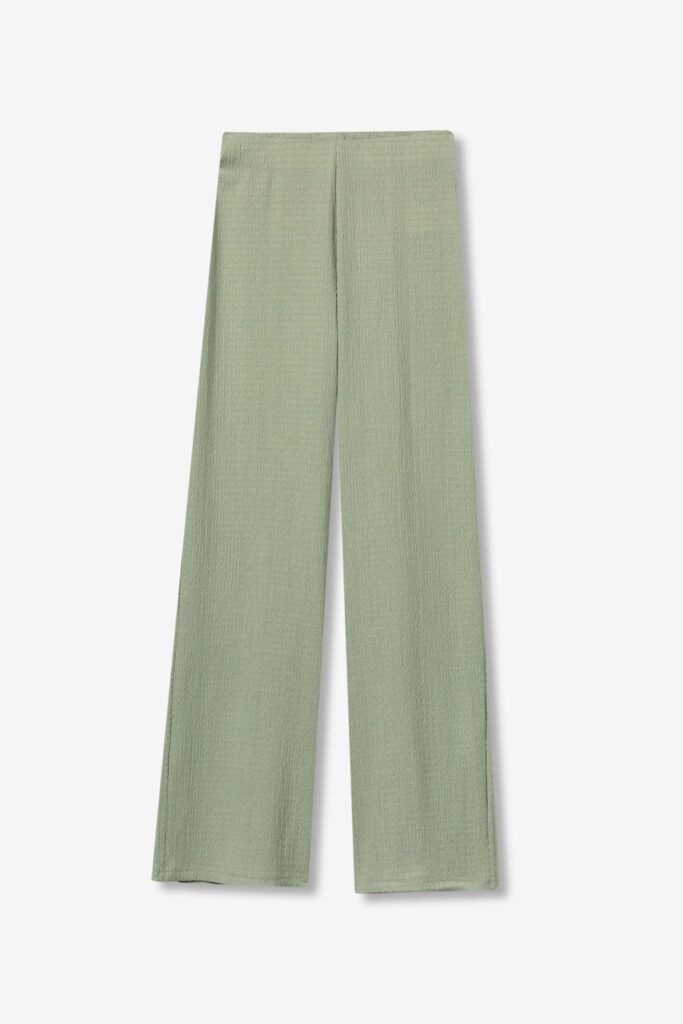 pantalon vert d'eau crepino