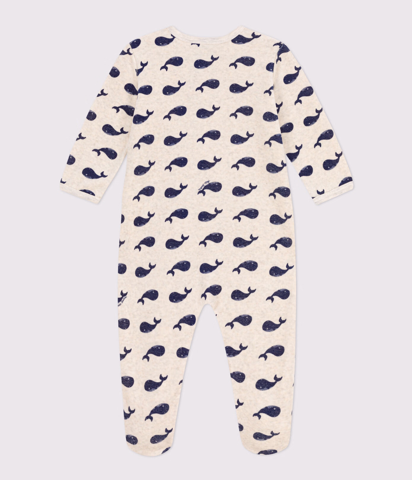 pyjama gris baleines