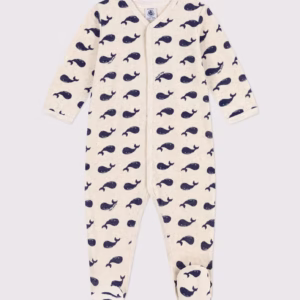 pyjama gris baleines