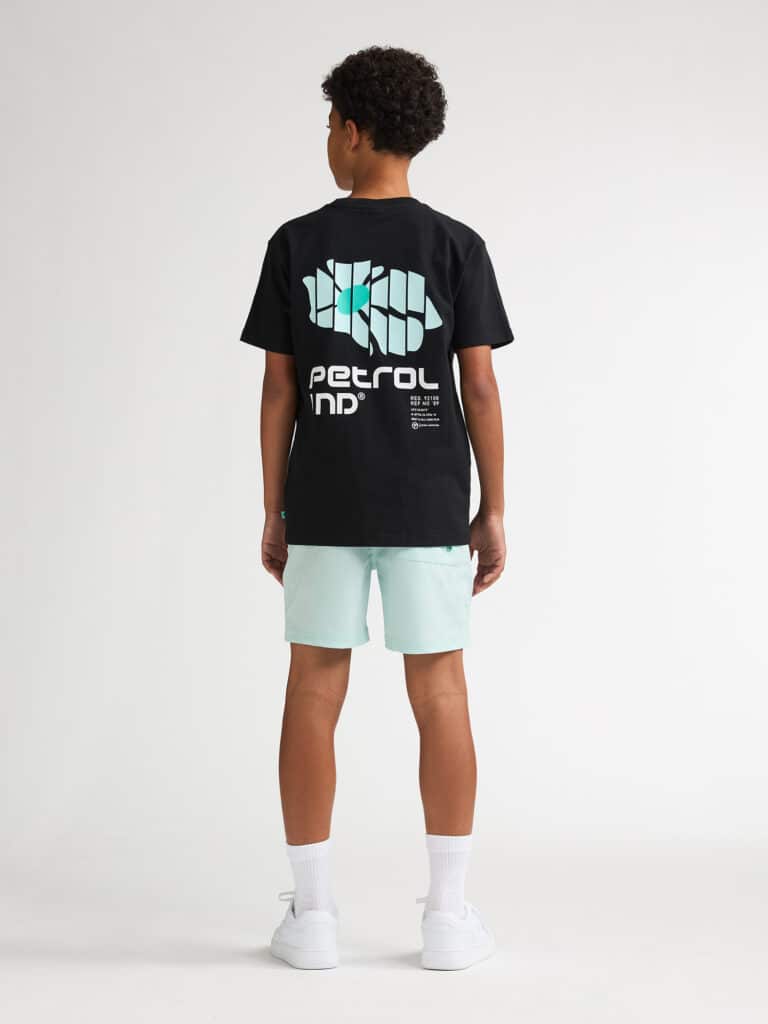 t shirt ss classic print noir