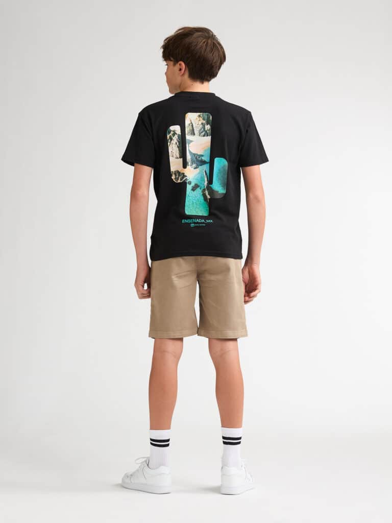 t shirt ss classic print noir (copie)