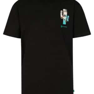 t shirt ss classic print noir (copie)