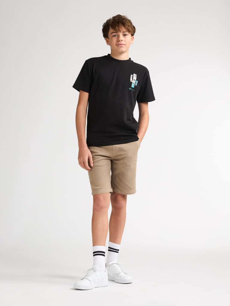 t shirt ss classic print noir (copie)