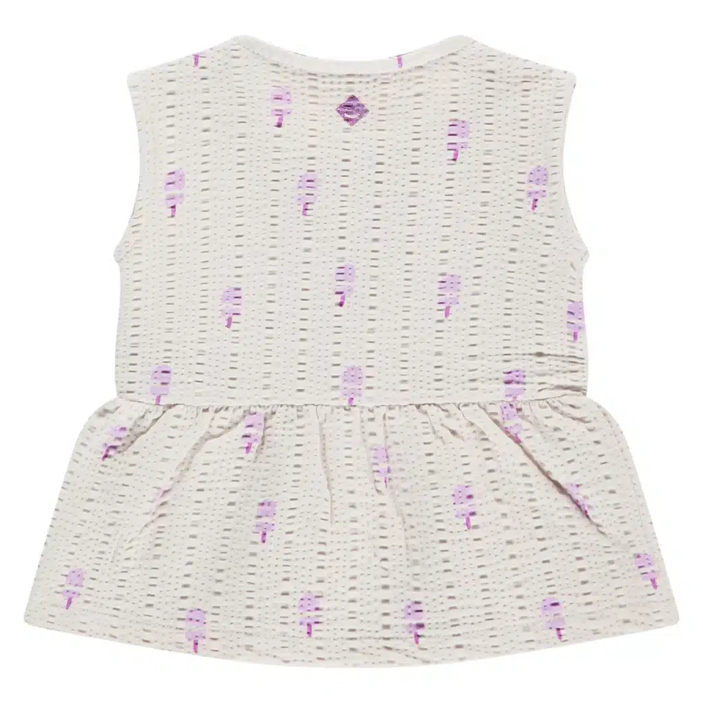 débardeur bébé fille ivoire
