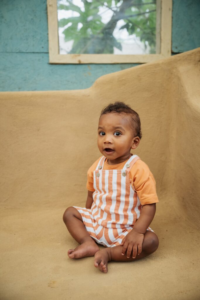 ensemble bébé garçon orange