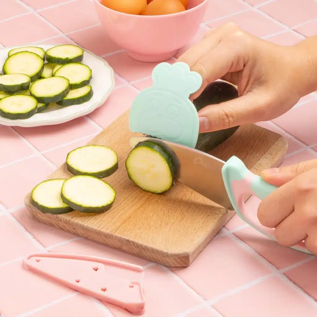 chef club couteau pastel