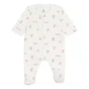 pyjama léger blanc oursons