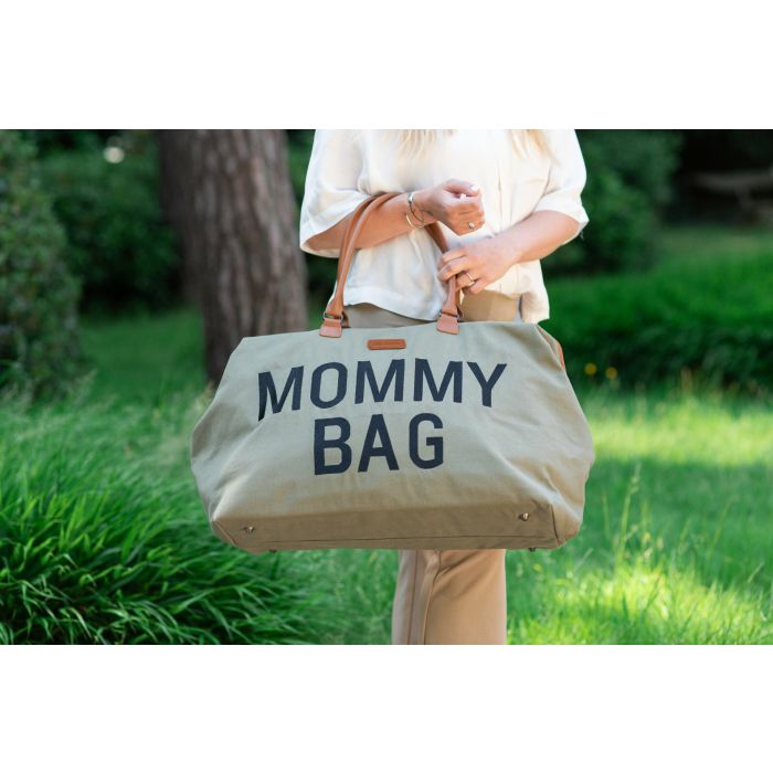 mommy bag sac a langer toile kaki
