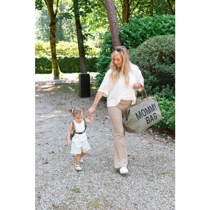 mommy bag sac a langer toile kaki