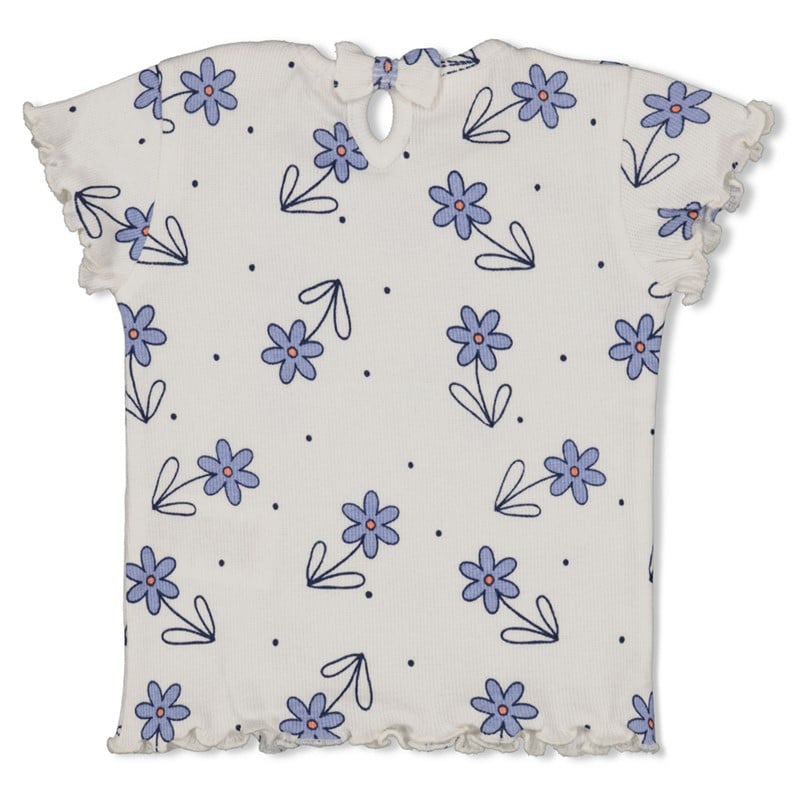 t shirt côtelé ligné blanc et vert (copie)