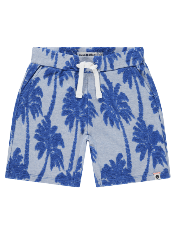 short de jogging garçon bleu royal