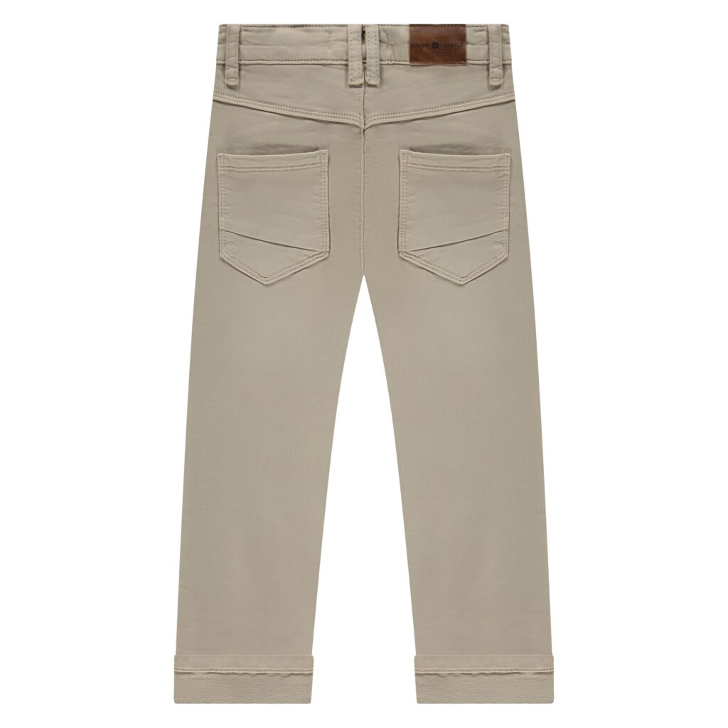 pantalon garçon beige